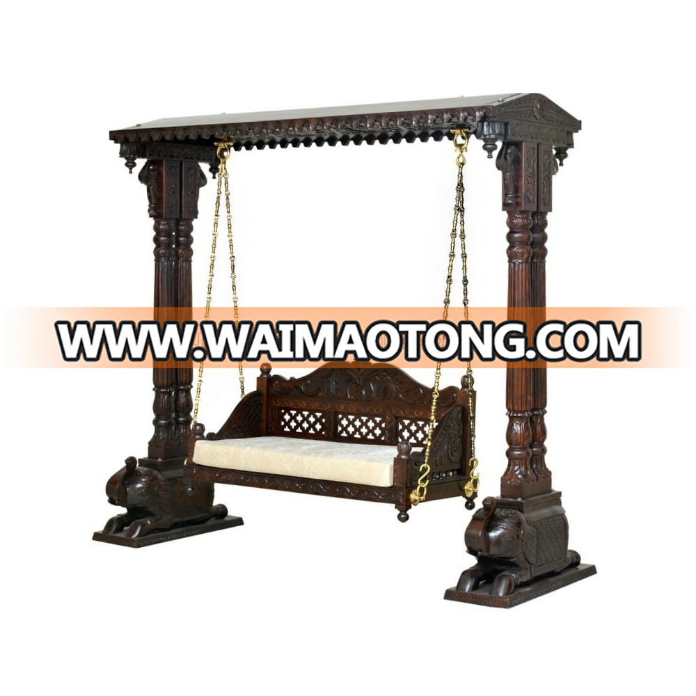 Luxury Wooden Swings , Pakistani Chinioti Wooden Carved Furniture , Chiniot Wooden furniture , Wood Swings for rooms