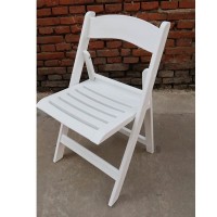 Wood Chairs Wimbledon Wedding Banquet Event Fan Back Outdoor Garden Black Folding Chair