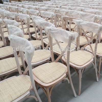 Natual Rattan cross back wooden chairs.X chairs.